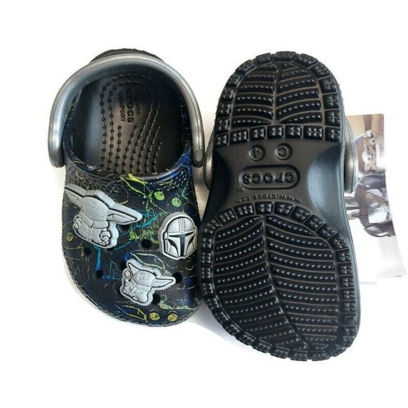 CROCS Grogu Clog T Unisex Toddler Size C4 (1-2 Years Old) Slip On Clogs Shoes - Picture 6 of 7